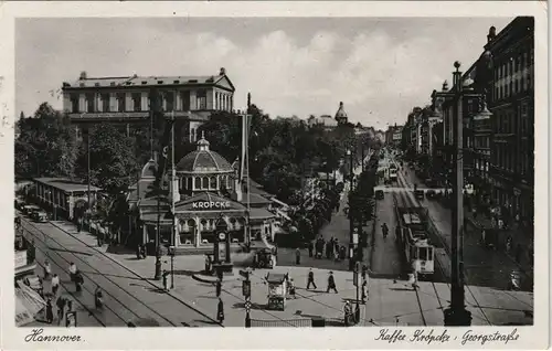 Hannover Kröpcke 1940   2. WK Feldpost Langstempel Fahrerersatzschwadron 216