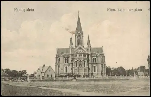Budapest Rákospalota Rákospalota Róm. kath. templom Magyar 1914