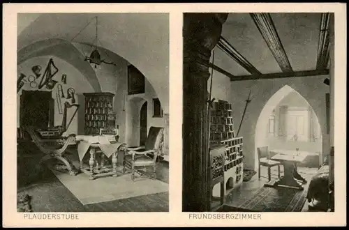 Lauenstein-Ludwigsstadt PLAUDERSTUBE FRUNDSBERGZIMMER Burg Lauenstein 1910