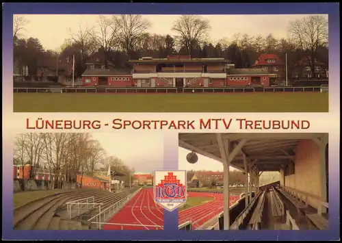 Ansichtskarte Lüneburg Mehrbildkarte Stadion SPORTPARK MTV TREUBUND 2004
