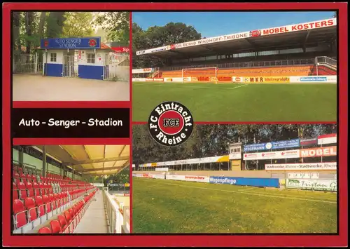 Ansichtskarte Rheine Mehrbildkarte Fussball Stadion Auto-Senger-Stadion 2004