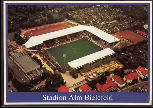 Bielefeld Luftbild Fussball-Stadion Bielefelder Alm (DSC Arminia Bielefeld) 1996