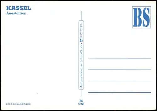 Kassel Cassel Auestadion Stadion Sportanlagen Fussball-Stadion 1993