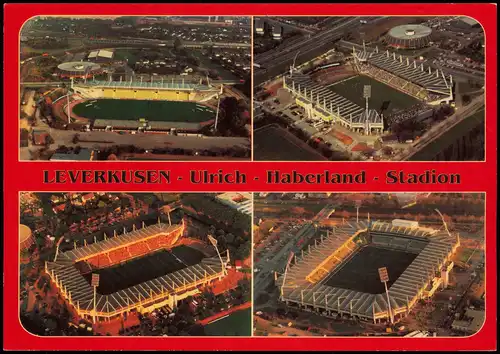 Leverkusen Mehrbild-AK Fussball Stadion Ulrich Haberland Stadion 1997