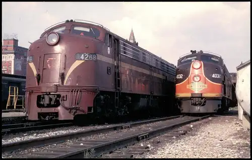 Verkehr & Eisenbahn USA Merger Mania EMD E8's Pennsylvania 1970