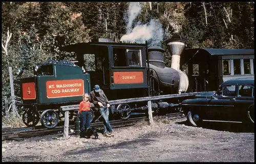 Verkehr & Eisenbahn USA alte Lok der Boston & Maine railway 1980