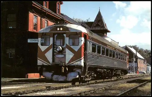 Ansichtskarte  Verkehr & Eisenbahn Amerika Budd RDC1 at Kentville 1969