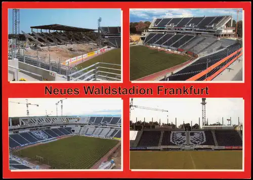 Frankfurt am Main Neues Waldstadion Fussball Stadion Mehrbildkarte 2003