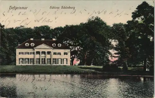 Ansichtskarte Hofgeismar Schloß Schönburg 1913/1911