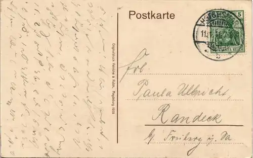 Ansichtskarte Hofgeismar Schloß Schönburg 1913/1911