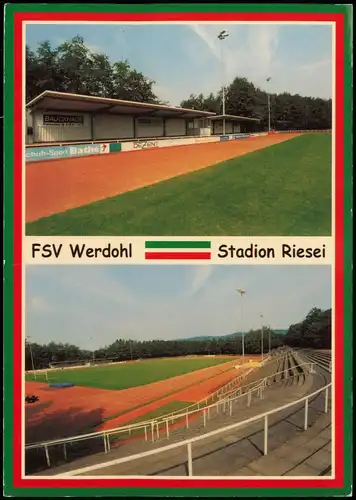 Ansichtskarte Werdohl Fussball Stadion Riesei FSV Werdohl Sport-Anlage 2004