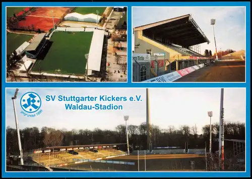 Stuttgart Waldau-Stadion DEGERLOCH SV Stuttgarter Kickers Fussball Stadion 2002