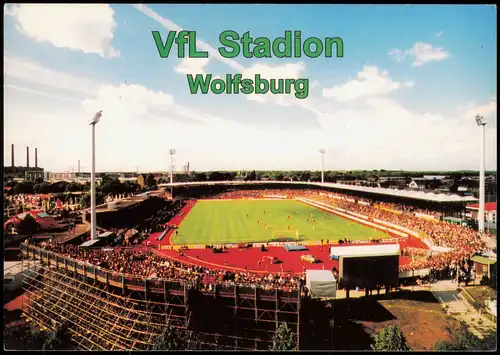 Ansichtskarte Wolfsburg VfL Stadion Football Stadium 1999