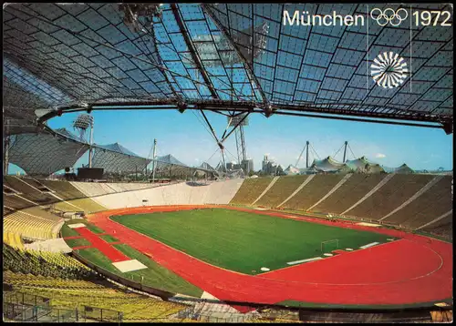 München OLYMPIASTADION (80000 Zuschauer), Stadium, Le Stade 1972