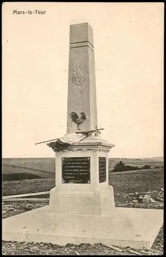 CPA Mars-La-Tour Kriegerdenkmal 1914