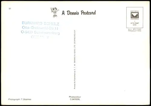 Postcard Cardiff Cardiff Arms Park Football Soccer Stadium Stadion 2000