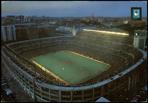 Postales Madrid Stade Estadio Stadion Stadium Bernabeu 1980