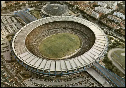 Rio de Janeiro Estádio Municipal do Maracanã Stadium Stadion Luftbild 1970