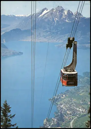 Weggis Gondelbahn Bergbahn Luftseilbahn Weggis-Rigi-Kaltbad 1987