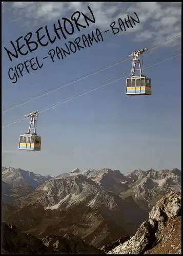 Oberstdorf (Allgäu) GIPFEL-PANORAMA-BAHN Nebelhorn Nebelhornbahn 2000