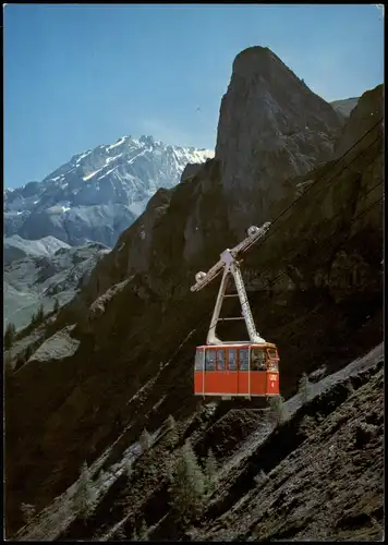 Adelboden Berner Oberland Luftseilbahn Birg-Engstligenalp  Rinderhorn 1980
