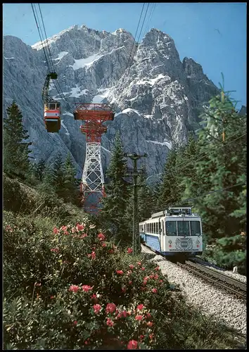 Grainau BAYERISCHE ZUGSPITZBAHN u. Zahnradbahn zur Zugspitze 2000