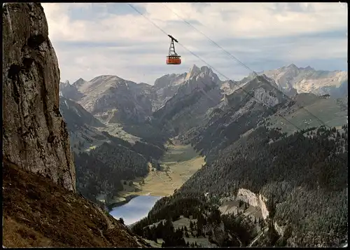 .Schweiz Luftseilbahn Brülisau-Hoher Kasten Rigi der Ostschweiz 1960