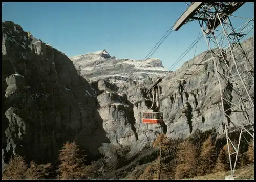 Leukerbad Leiggerbad Loèche-les-Bains Leukerbad-Torrentbahn mit Daubenhorn 1980