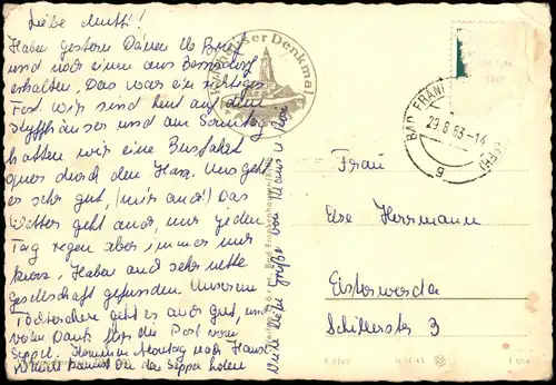 Rottleben (Thüringen) DDR Mehrbildakrte Ansichten aus d. Kyffhauser Gebirge 1963