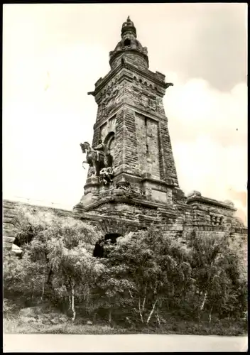 Ansichtskarte Kelbra (Kyffhäuser) Kyffhäuser-Denkmal zur DDR-Zeit 1968