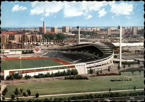 Postcard Malmö Stadion Fussball Football Soccer Stadium 1965