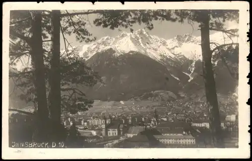 Ansichtskarte Innsbruck Totale - Fotokarte 1921