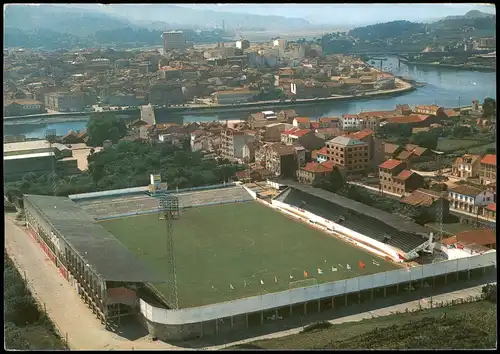 Pontevedra Vista parcial aérea Fussball Stadion Football Stadium 1980