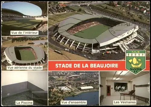 Nantes STADE DE LA BEAUJOIRE Fussball Stadion Football Stadium 1991