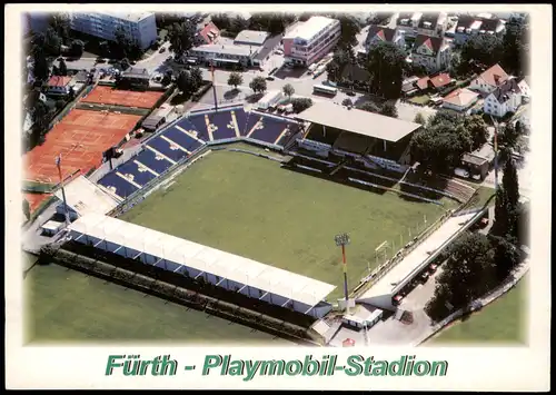 Fürth Luftaufnahme Playmobil-Stadion Fussball Football Stadium 2000