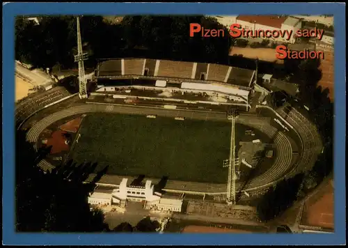 Pilsen Plzeň Plzen Struncovy sady Stadion Fussball Football Soccer Stadium 2000