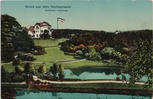 Ansichtskarte Sachsenwald-Hofriede-Aumühle Aumühle-Hofriede Restaurant 1912