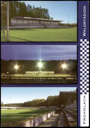 Ansichtskarte Frohnlach Ortsansicht Mehrbildkarte Stadion WALDSTADION 2000
