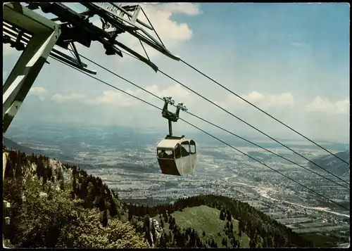 Ansichtskarte Lenggries Brauneckbahn m. Blick ins Jsartal 1960