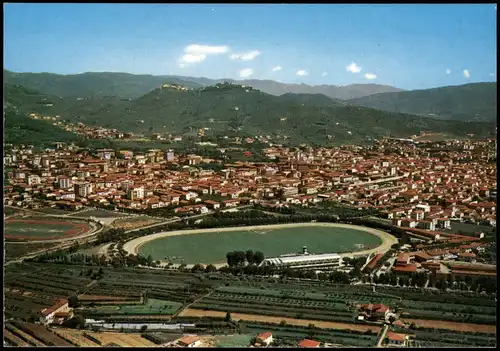 Cartoline Montecatini Terme Panorama Ortsansicht mit Sport-Anlagen 1975