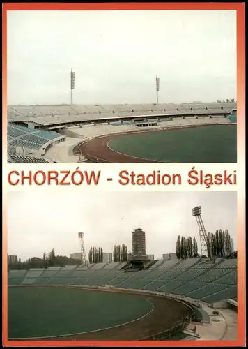 Postcard Königshütte (Oberschlesien) Chorzów Stadion Śląski 2001