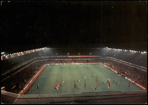 Brüssel Bruxelles Constant VANDENSTOCKSTADION Stadion bei Nacht 1982