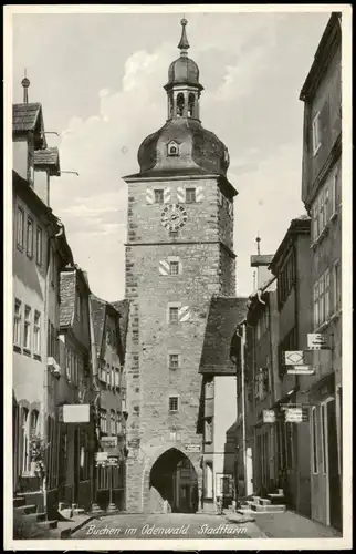 Ansichtskarte Buchen (Odenwald) Partie am Stadtturm 1940