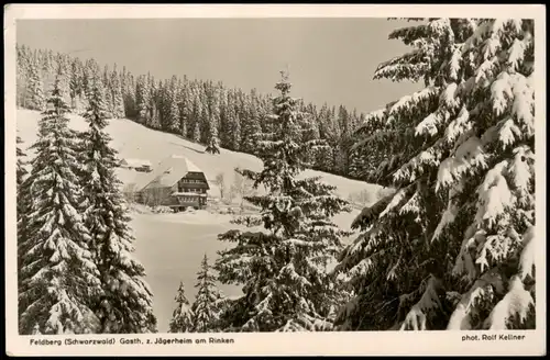 Feldberg (Schwarzwald) Feldberg Gasthaus Zum Jägerheim am Rinken 1937