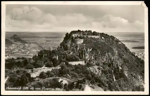 Singen (Hohentwiel) Luftbild (Flugzeugführer A. Riediger, Ebingen) 1930