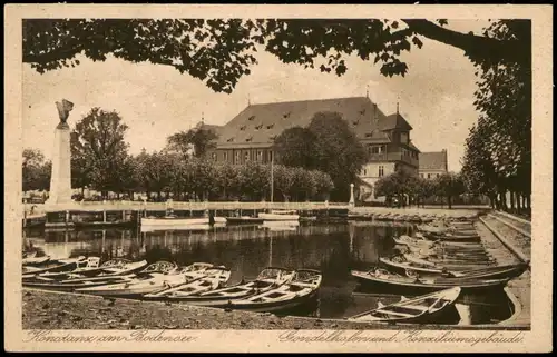 Ansichtskarte Konstanz Gondelhafen 1930