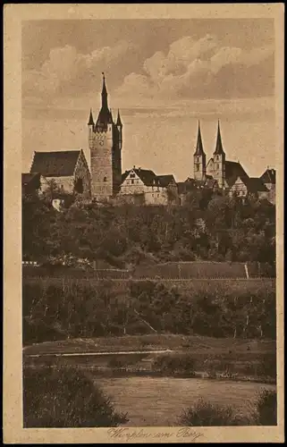 Ansichtskarte Bad Wimpfen Teilansicht Wimpfen am Berg 1924