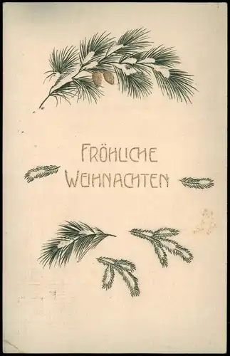 Ansichtskarte  Weihnachten Christmas Grusskarte 1911