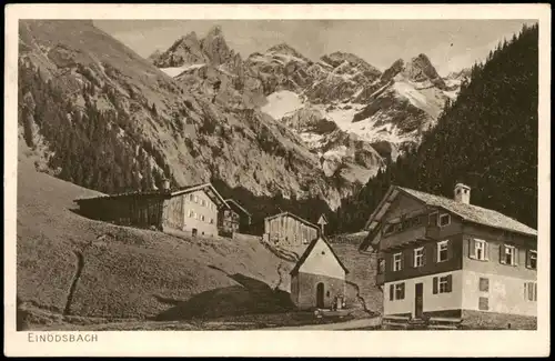 Einödsbach-Oberstdorf (Allgäu) Partie in den Allgäuer Bergen 1915