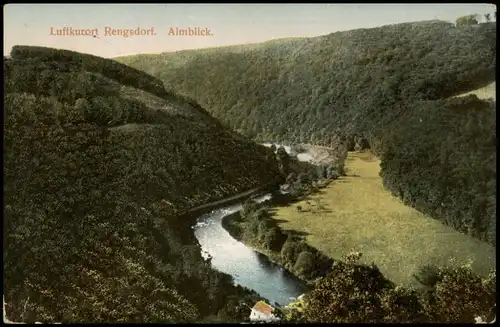Ansichtskarte Rengsdorf Umland Almblick 1915   im 1. Weltkrieg Feldpost